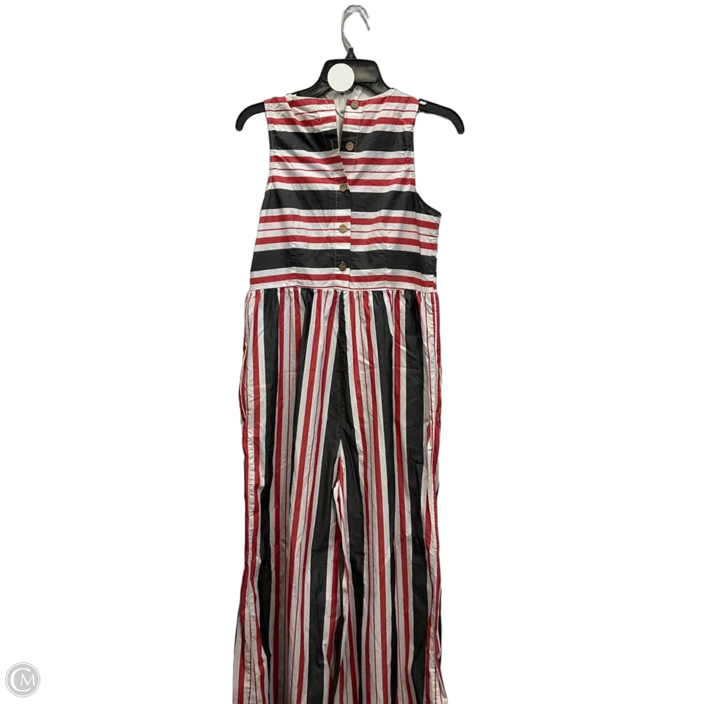 Jumpsuit By Maeve In Grey & Red, Size: S