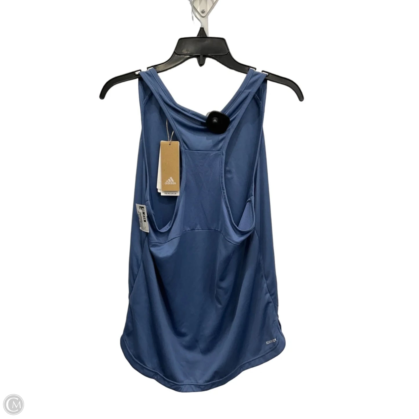 Athletic Tank Top By Adidas In Blue, Size: M