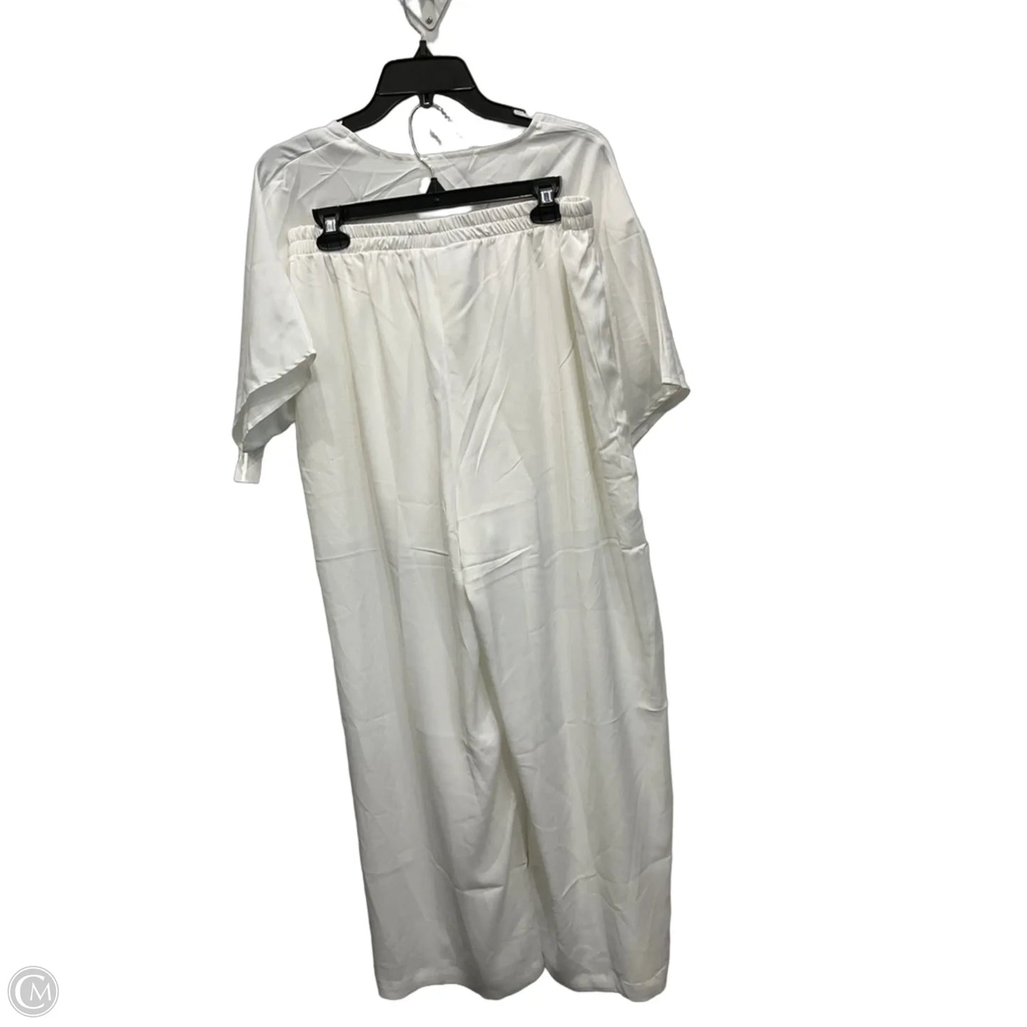 Pants Set 2pc By Clothes Mentor In White, Size: Xl