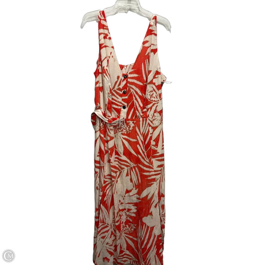 Dress Casual Maxi By Dkny In Orange, Size: 1x