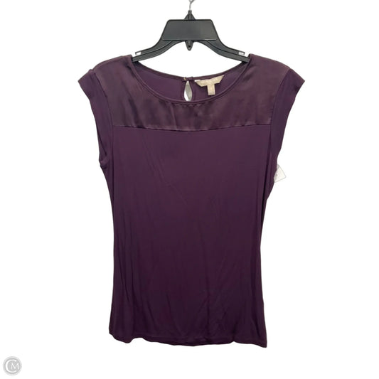 Top Sleeveless By Banana Republic In Purple, Size: S