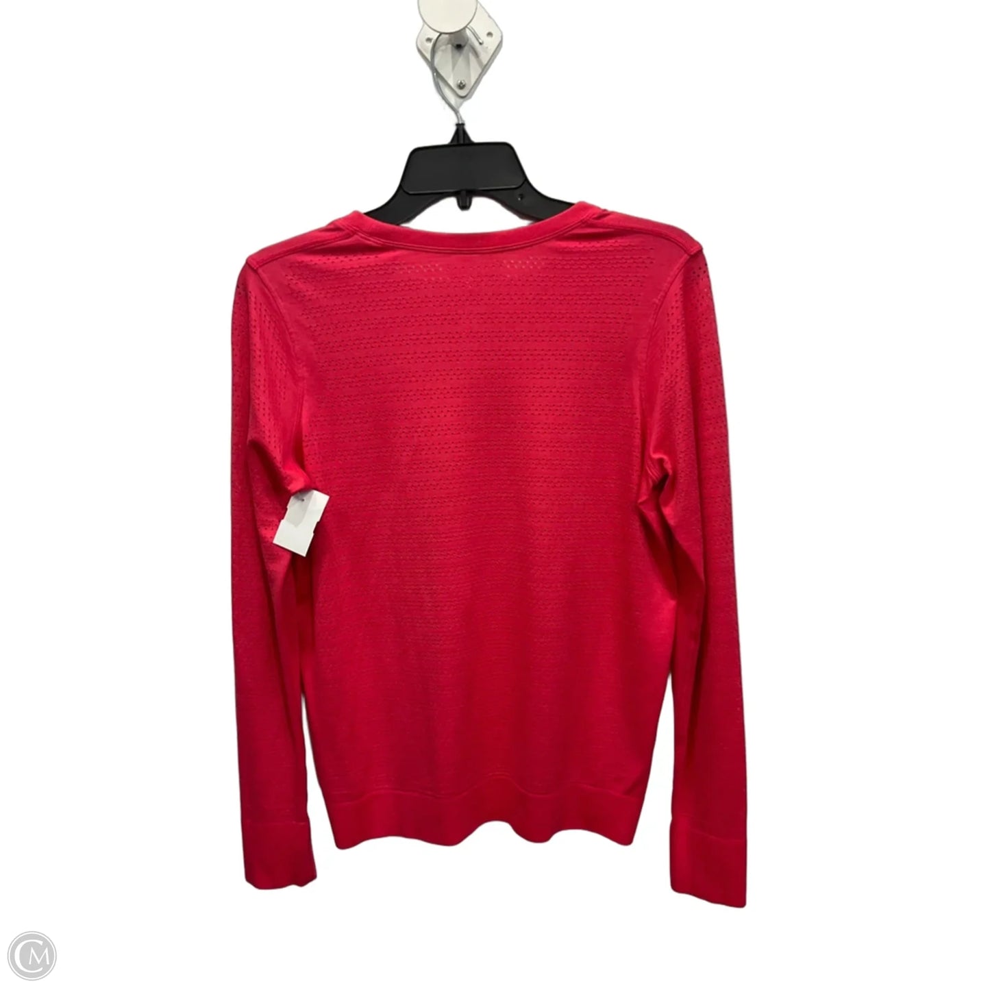 Athletic Top Long Sleeve Crewneck By Lululemon In Pink, Size: M