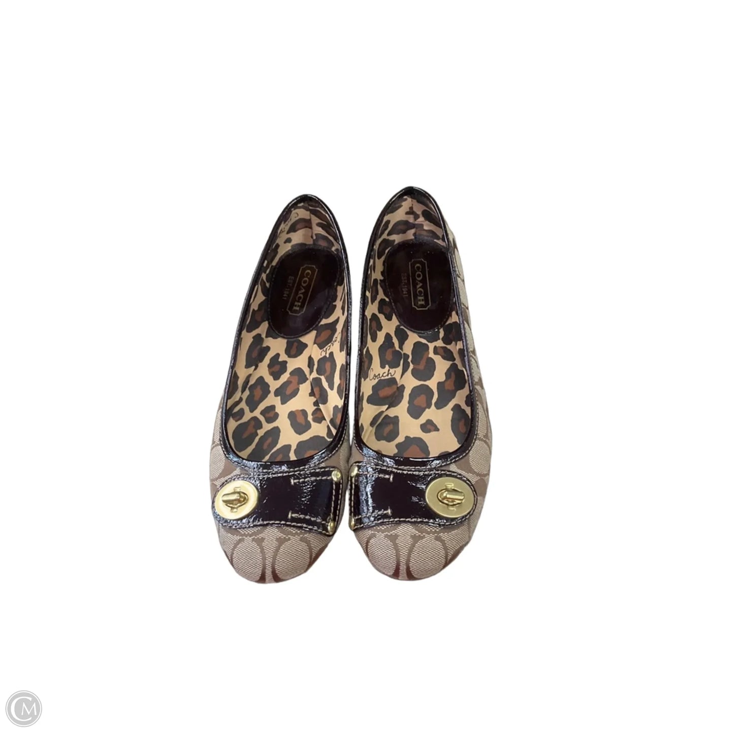 Shoes Designer By Coach In Brown, Size: 8.5