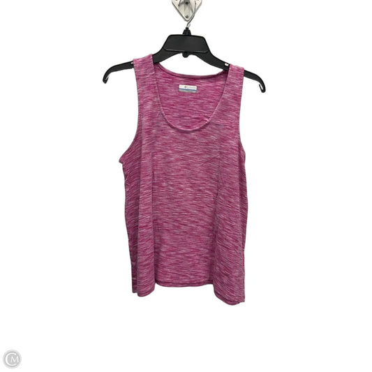 Athletic Tank Top By Columbia In Pink, Size: L