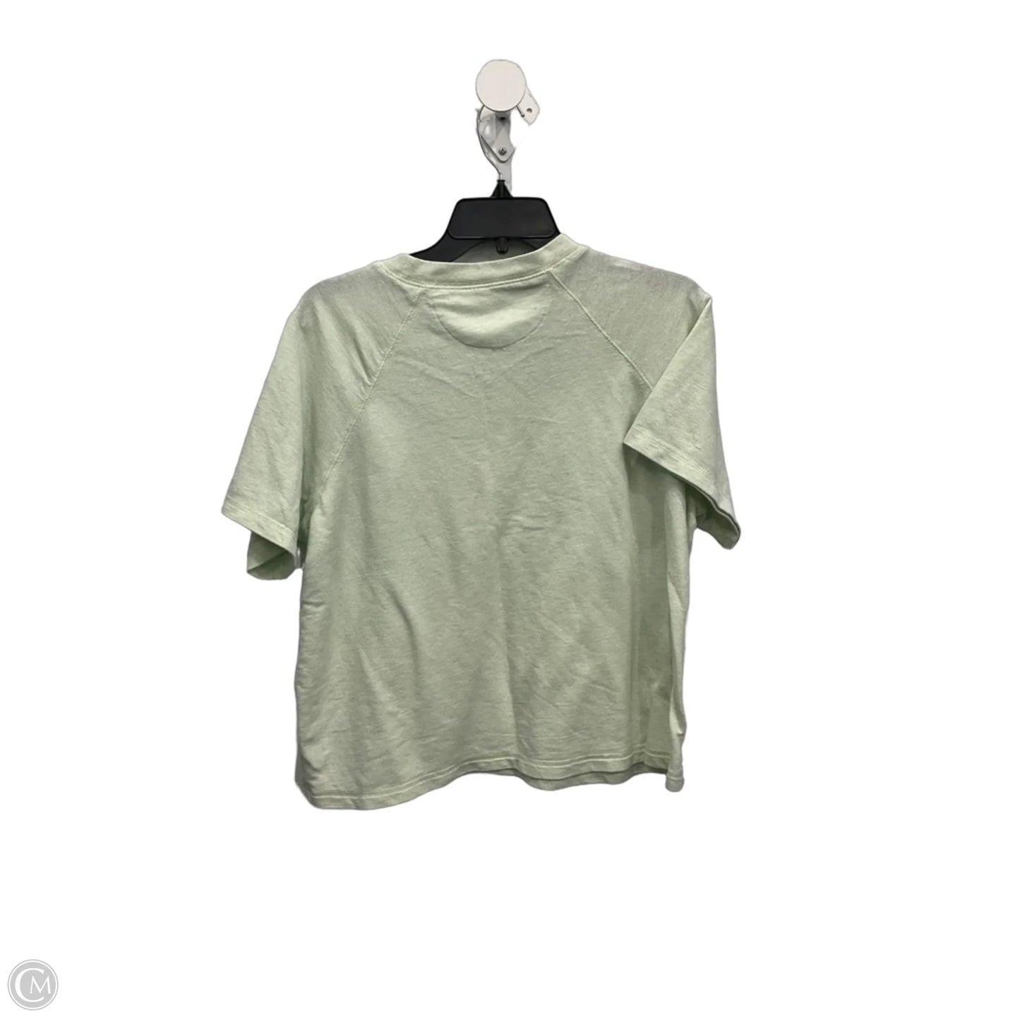 Top Short Sleeve By Madewell In Green, Size: M