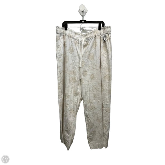 Pants Lounge By Lane Bryant In White, Size: 20