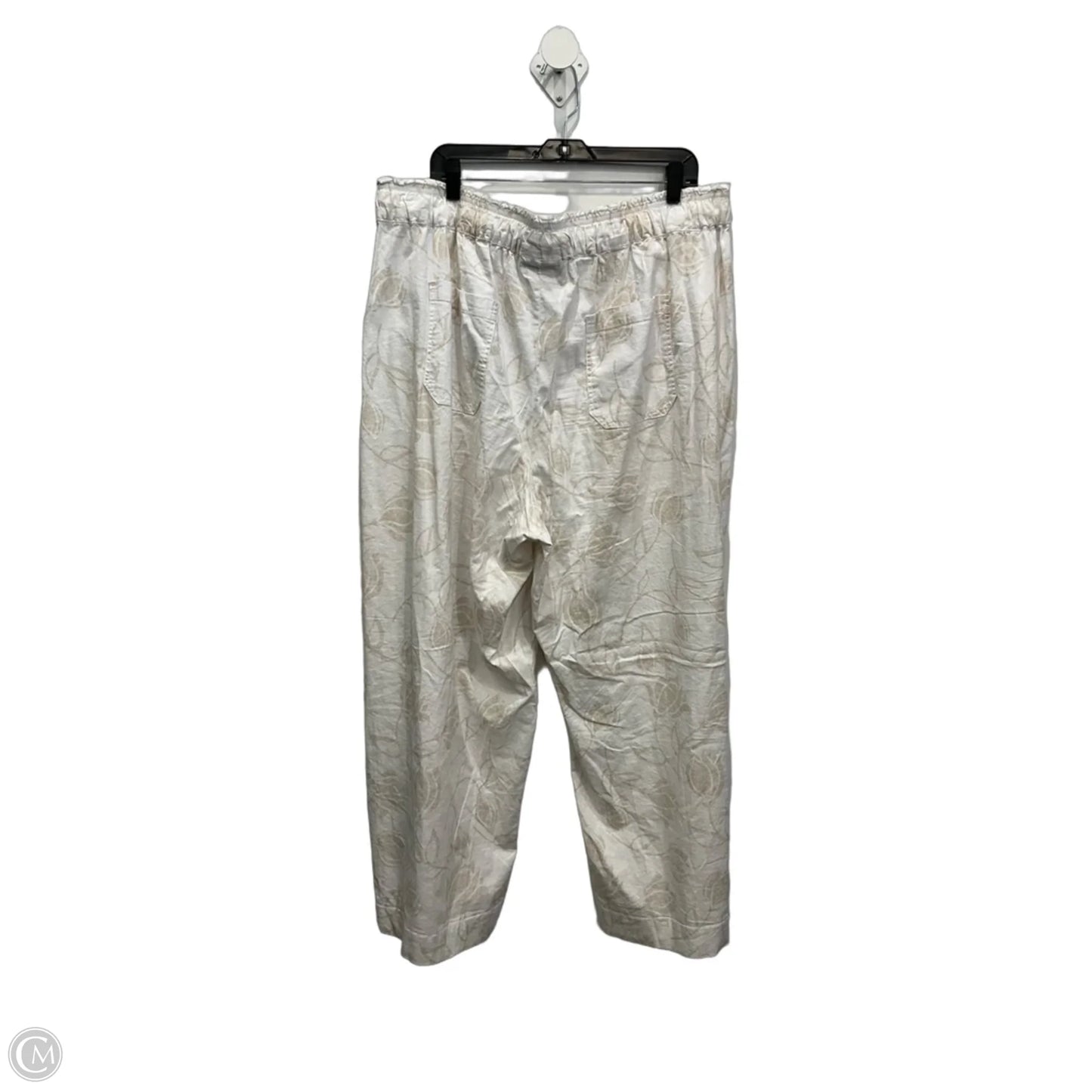 Pants Lounge By Lane Bryant In White, Size: 20