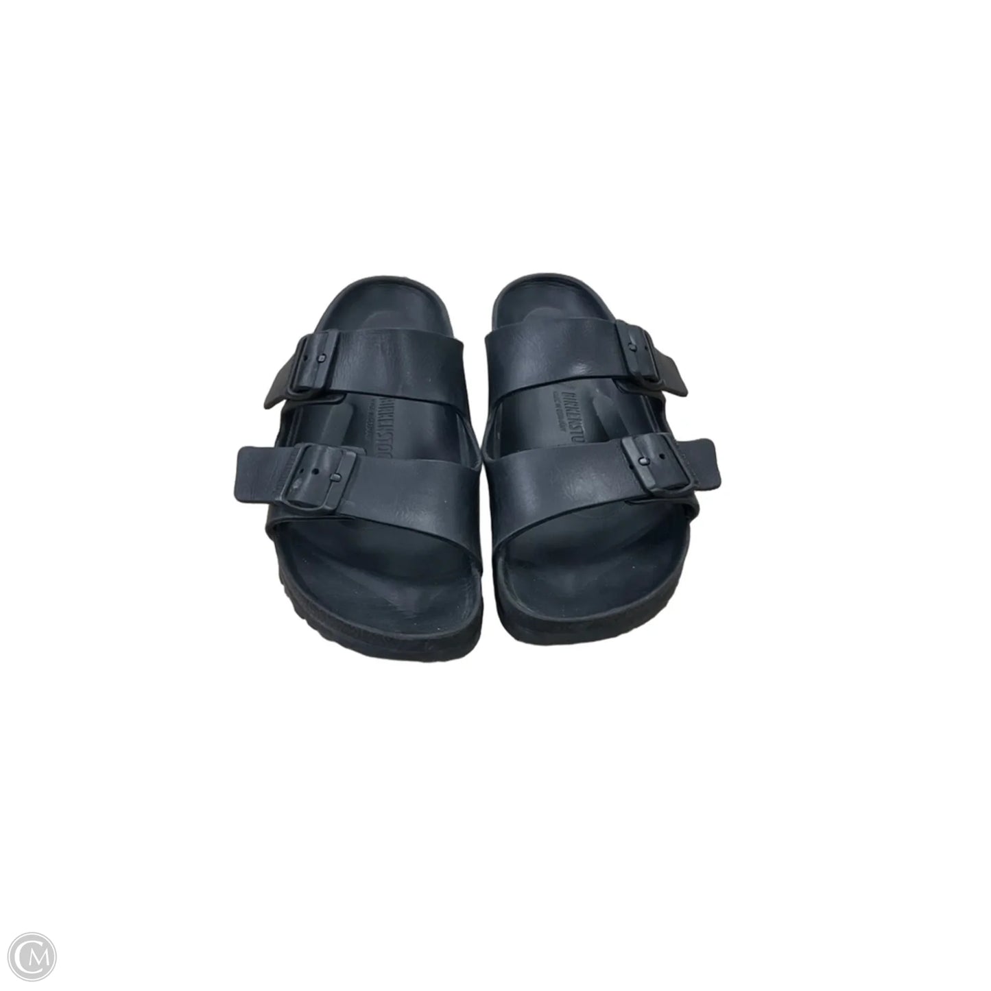 Sandals Flats By Birkenstock In Black, Size: 9