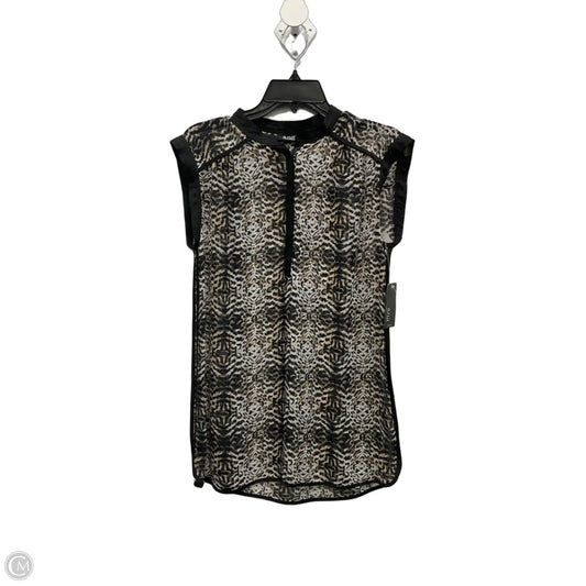 Top Short Sleeve By Ana In Animal Print, Size: Mp