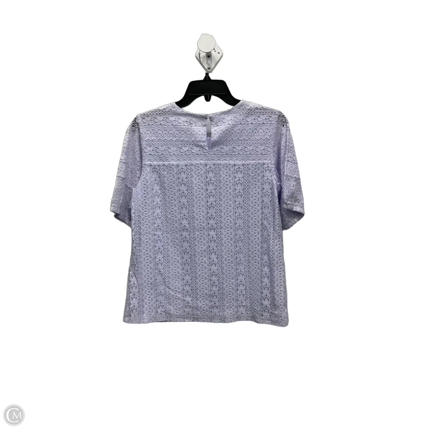 Top Short Sleeve By Ann Taylor In Purple, Size: Xs