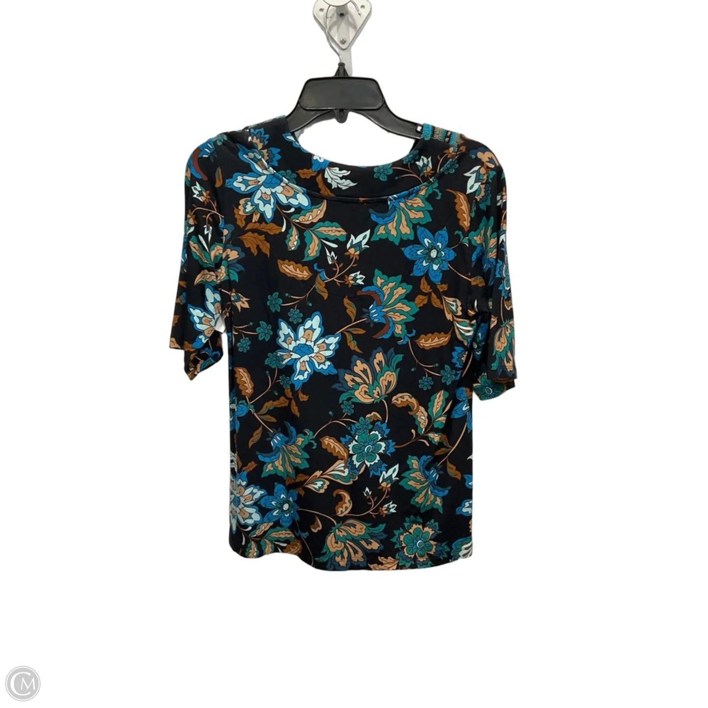 Top Short Sleeve By Clothes Mentor In Paisley Print, Size: S