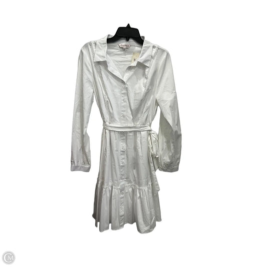 Dress Casual Midi By Nanette By Nanette Lepore In White, Size: L