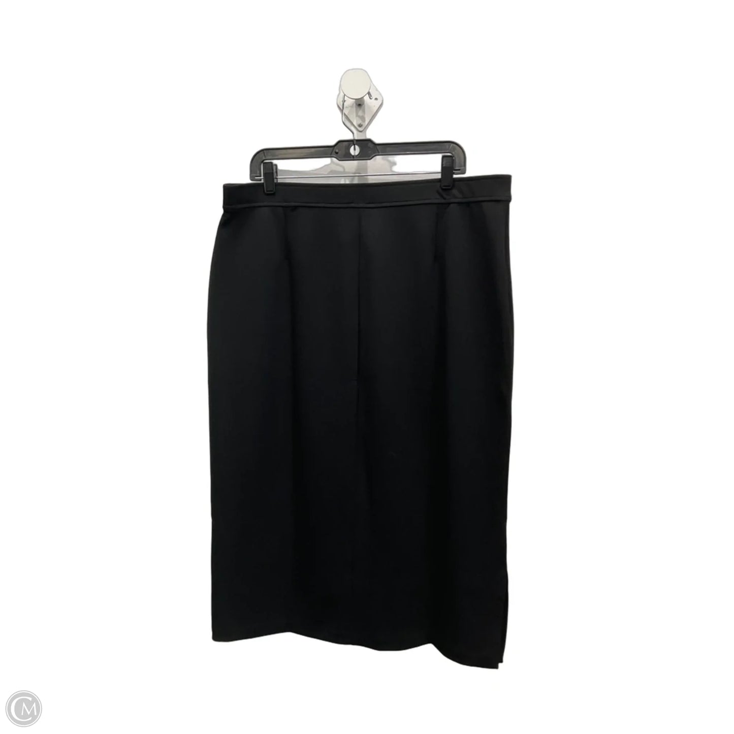 Skirt Midi By Talbots In Black, Size: Xlp