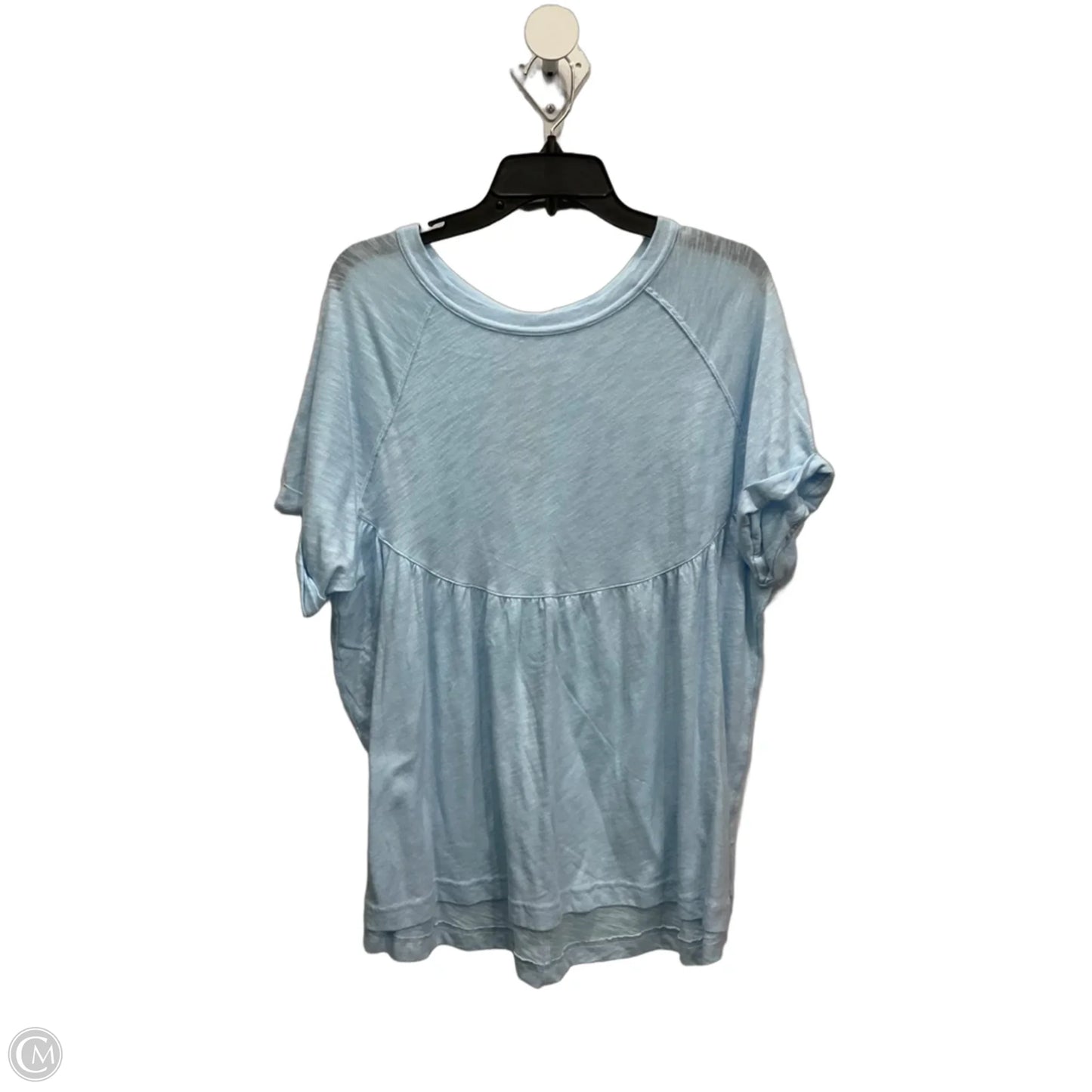 Top Short Sleeve By American Eagle In Blue, Size: M