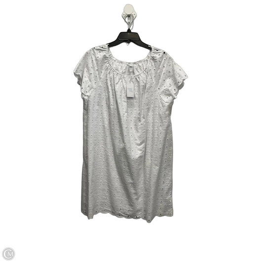 Dress Casual Short By Time And Tru In White, Size: Xl