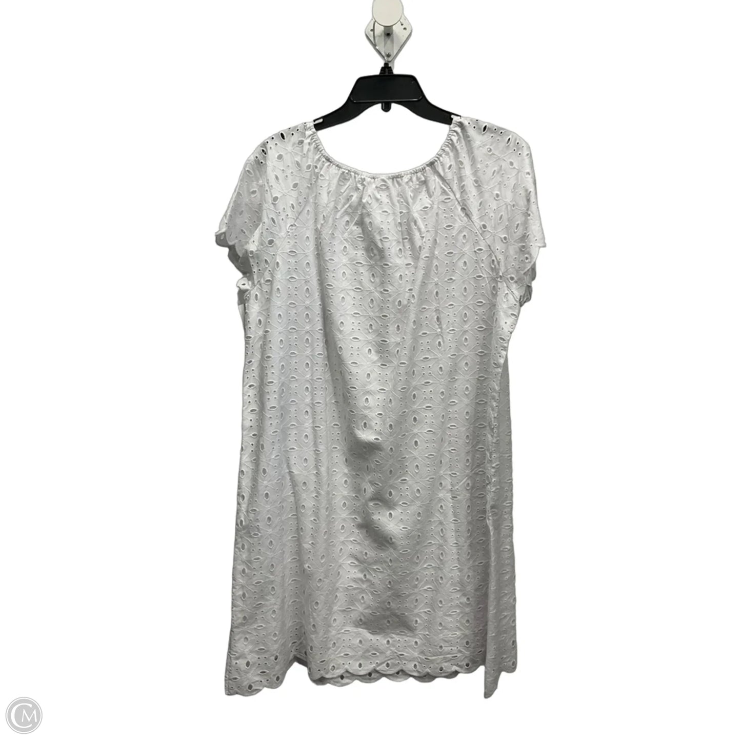 Dress Casual Short By Time And Tru In White, Size: Xl