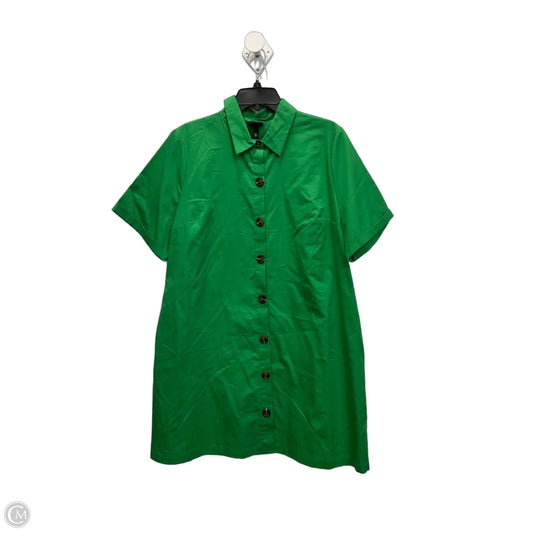 Dress Casual Short By Who What Wear In Green, Size: Xl