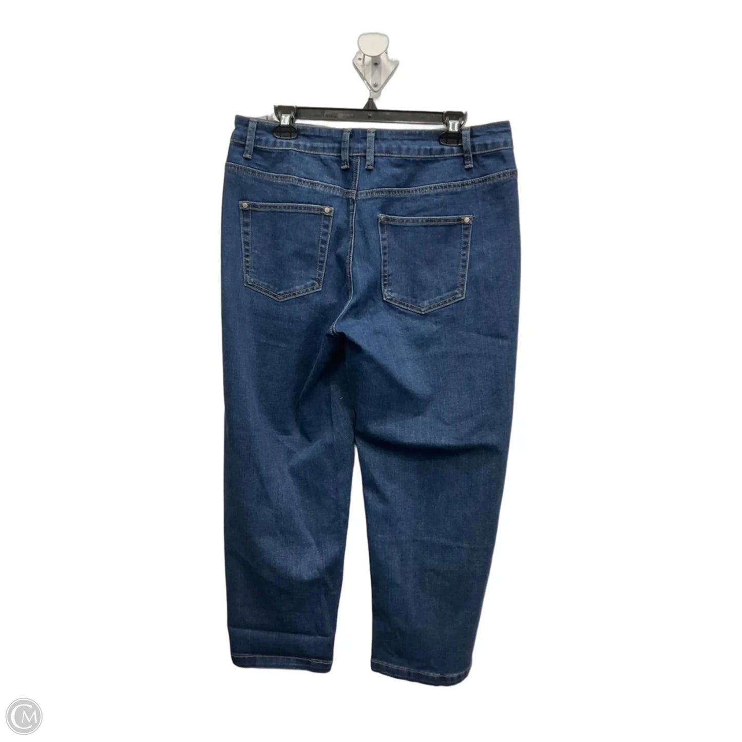 Capris By Clothes Mentor In Blue Denim, Size: 14