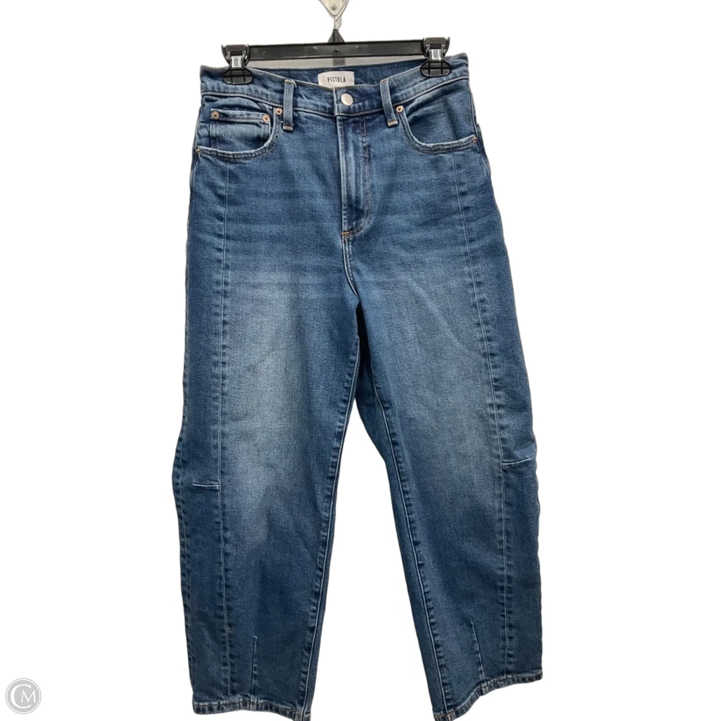 Jeans Straight By Pistola In Blue Denim, Size: 4