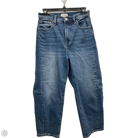 Jeans Straight By Pistola In Blue Denim, Size: 4