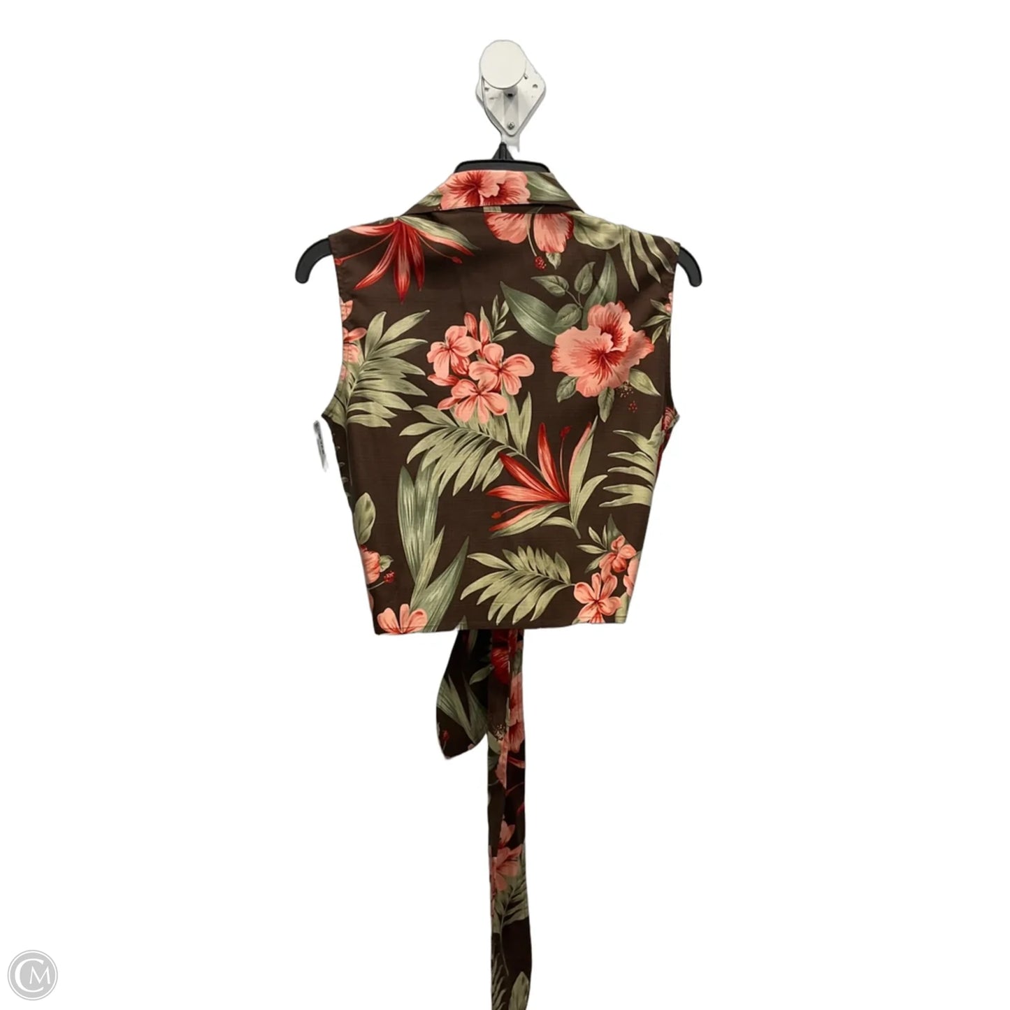 Top Sleeveless By Tommy Bahama In Brown & Pink, Size: S