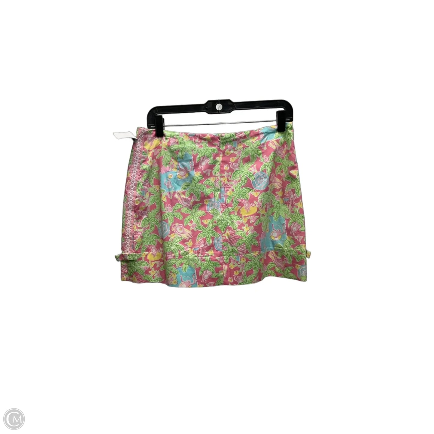 Skort Designer By Lilly Pulitzer In Pink & Yellow, Size: 4