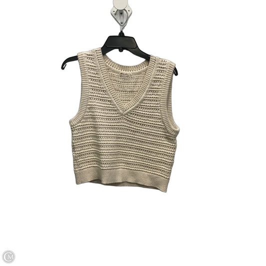 Top Sleeveless By Marine Layer In Cream, Size: S