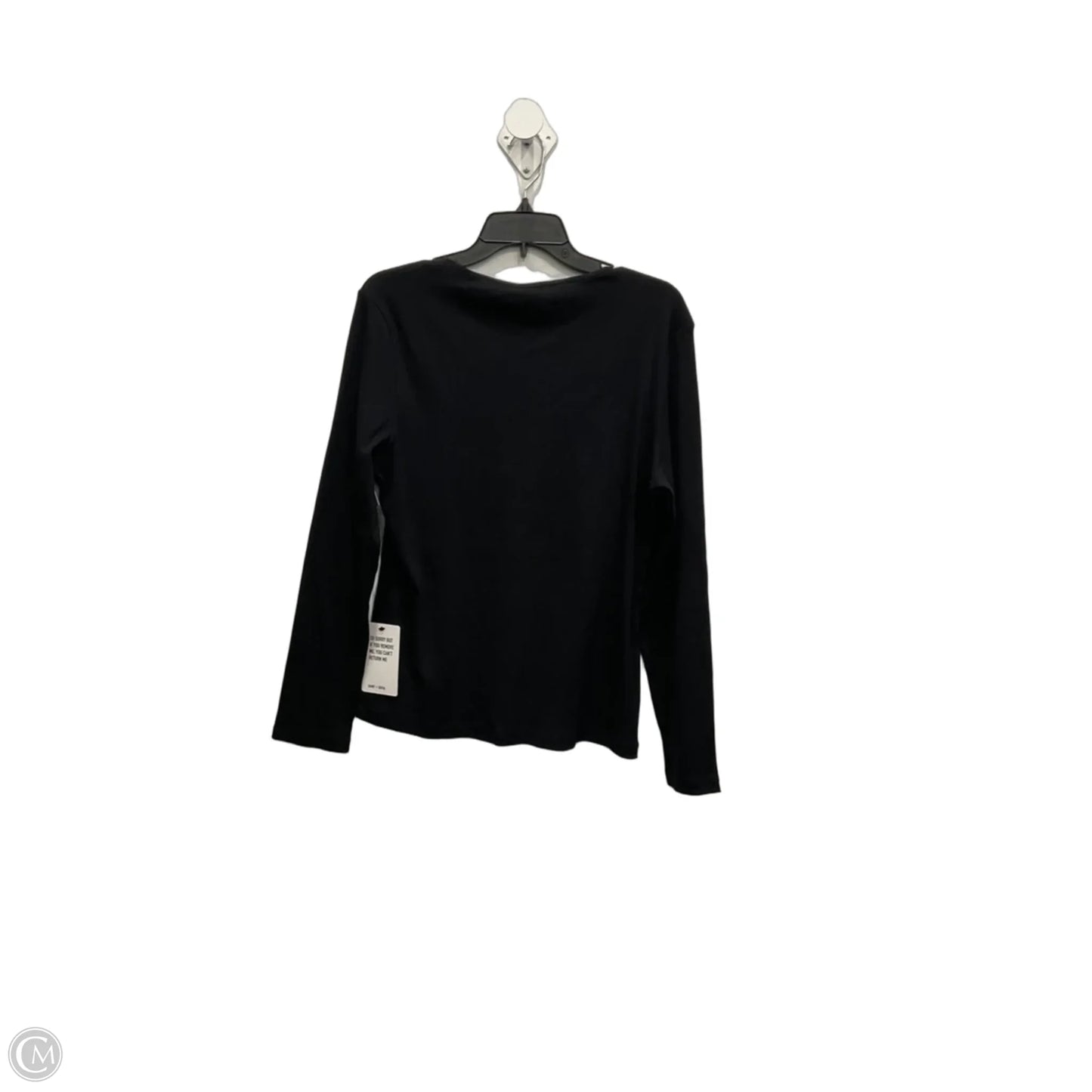 Top Long Sleeve By Cma In Black, Size: L