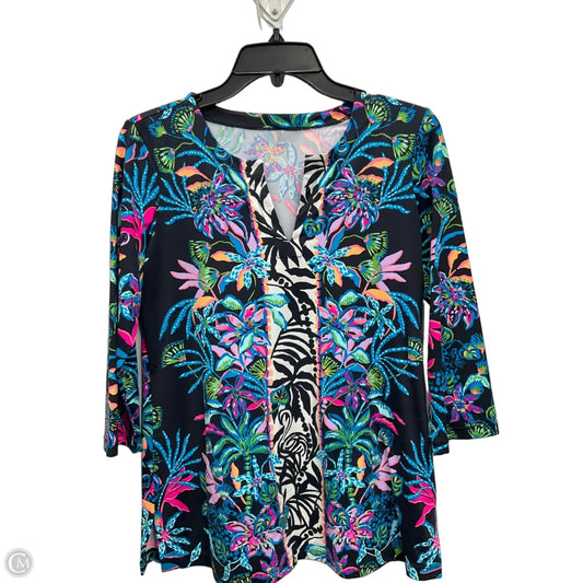 Top Long Sleeve Designer By Lilly Pulitzer In Multi-colored, Size: S