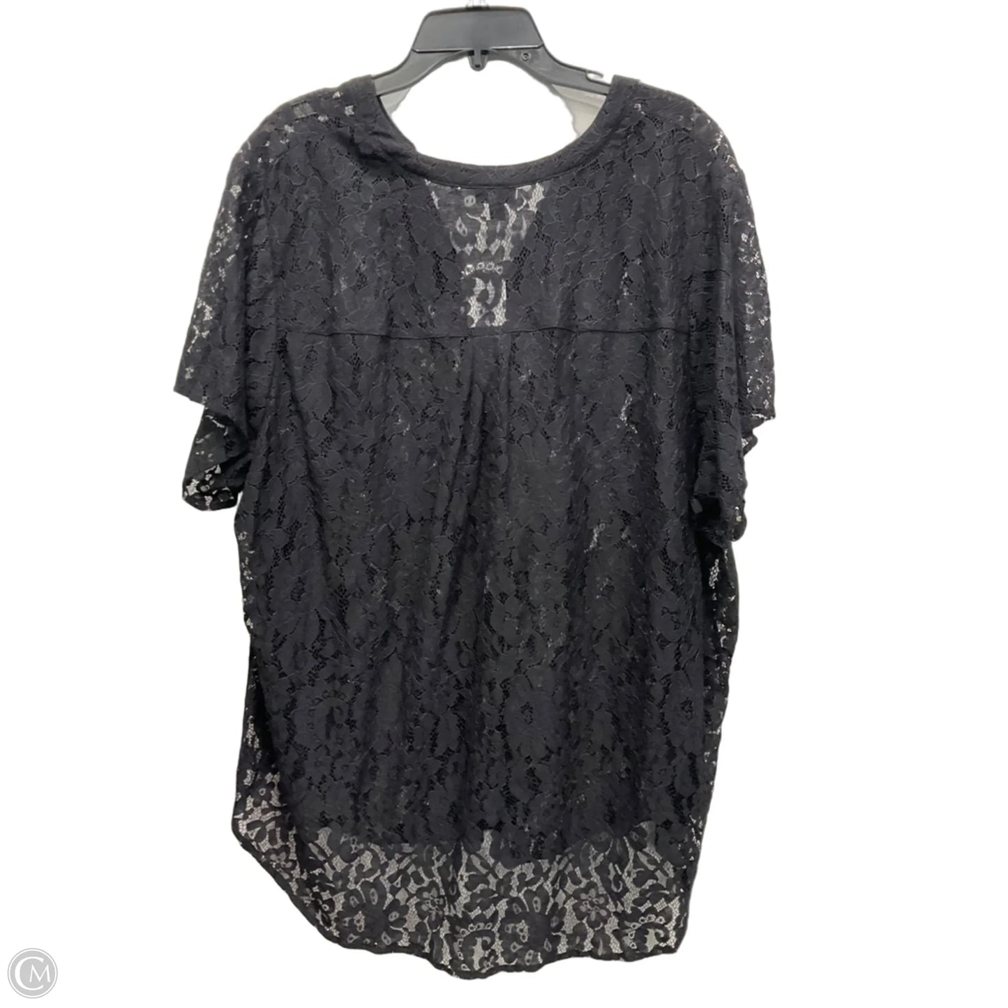 Top Short Sleeve By Torrid In Black, Size: 4