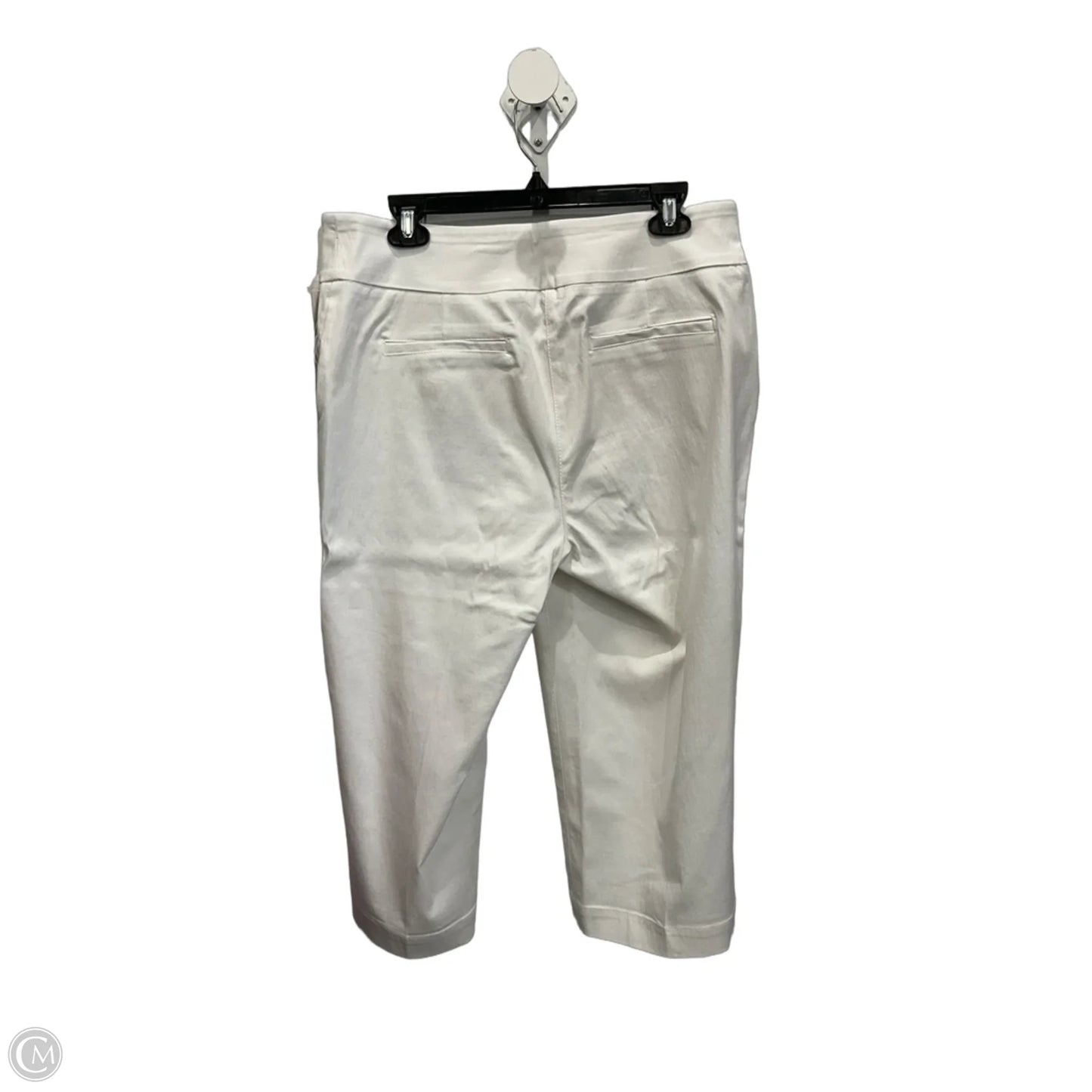 Capris By Alia In White, Size: 14