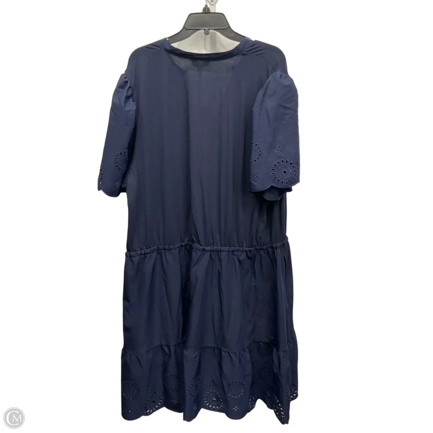 Dress Casual Midi By Modern Works In Blue, Size: 3x