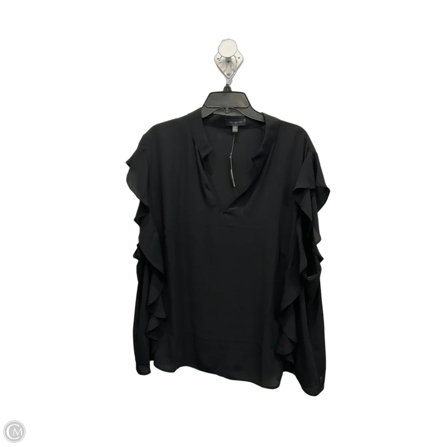 Top Sleeveless By Limited In Black, Size: 3x
