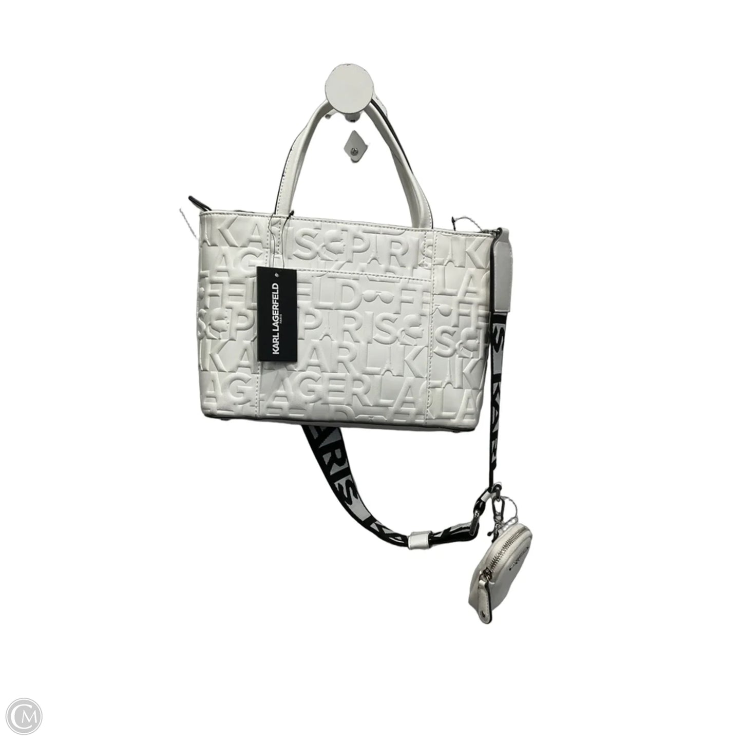 Crossbody Designer By Karl Lagerfeld, Size: Medium