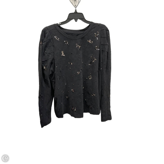 Top Long Sleeve By Pilcro In Grey, Size: 2x