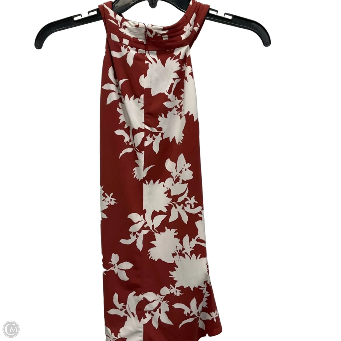 Top Sleeveless By White House Black Market In Red & White, Size: M