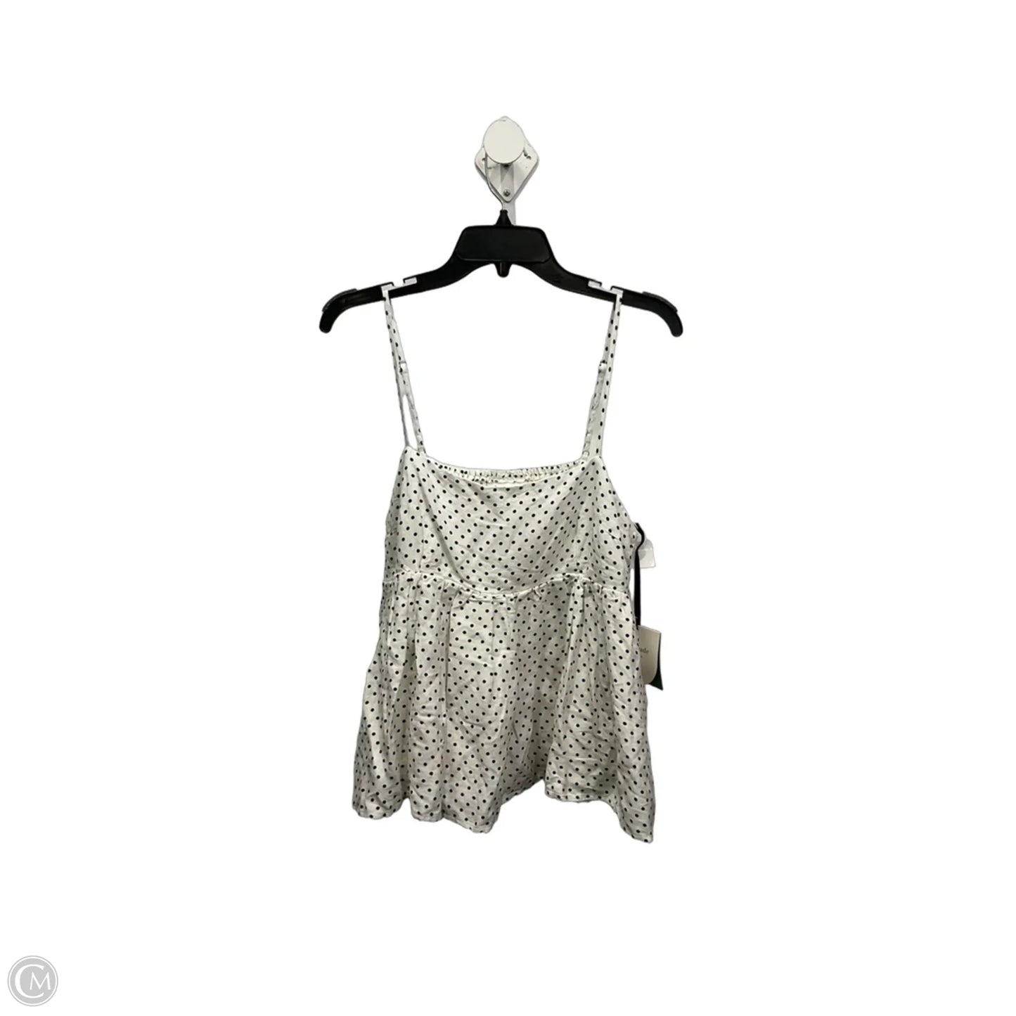 Top Cami Designer By Kate Spade In Black & White, Size: L