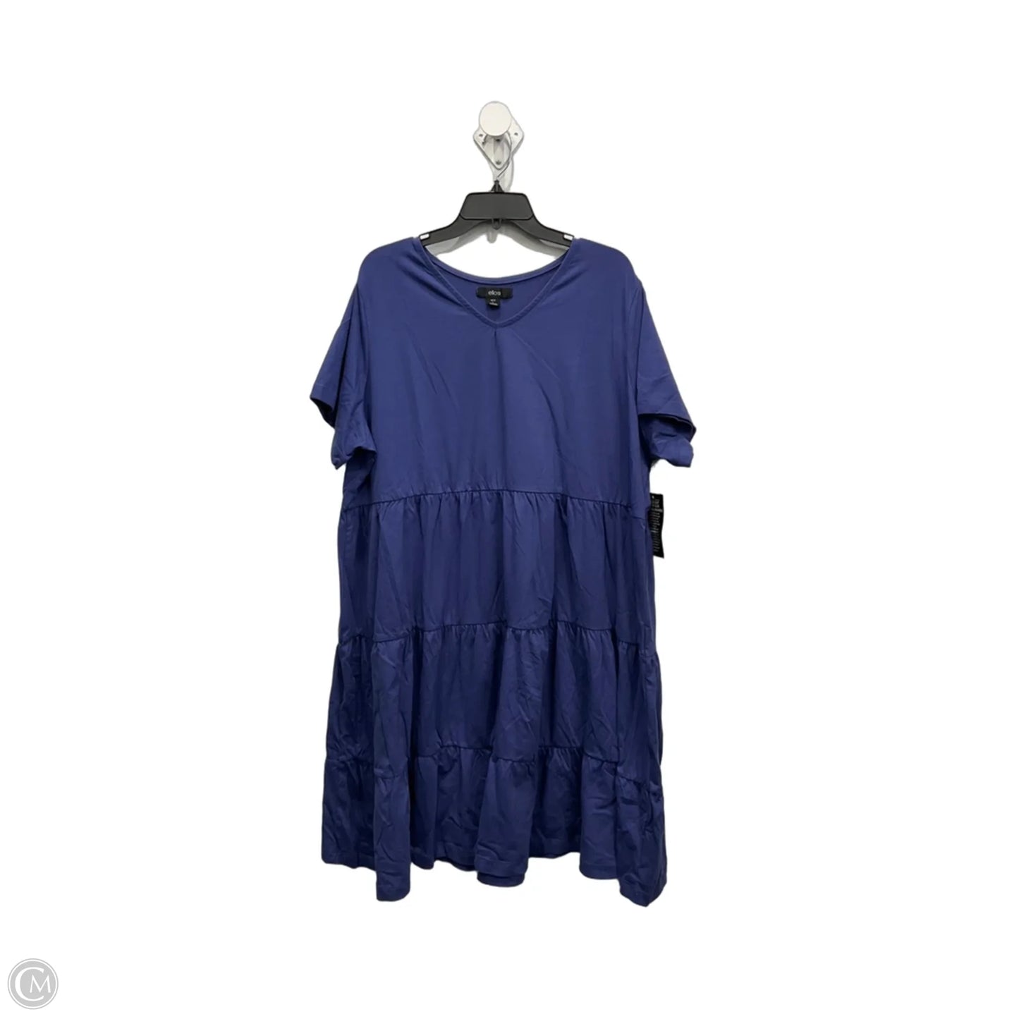 Dress Casual Midi By Ellos In Blue, Size: L