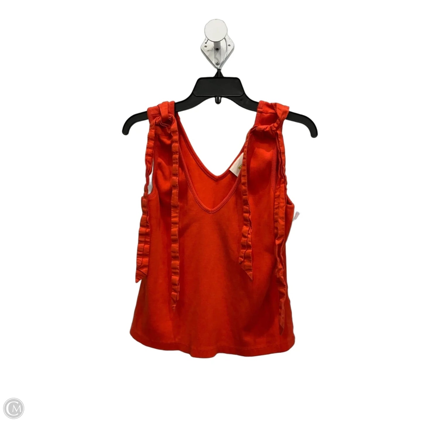 Top Sleeveless By Maeve In Orange, Size: L