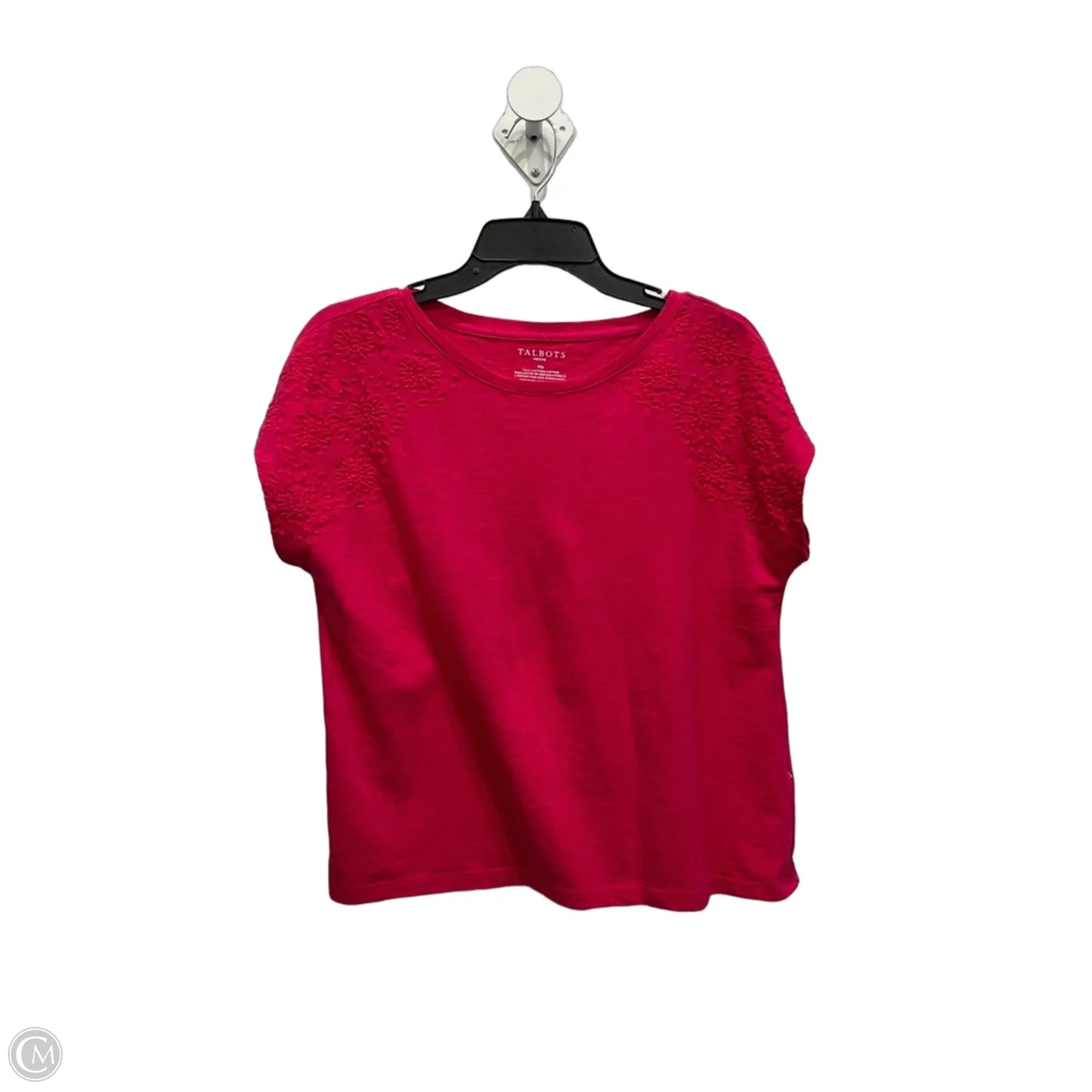 Top Short Sleeve By Talbots In Pink, Size: Mp