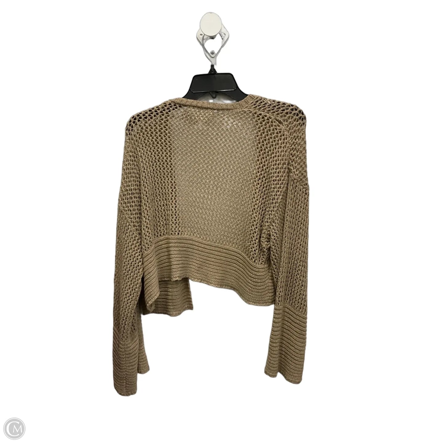 Cardigan By Anthropologie In Tan, Size: Osfm