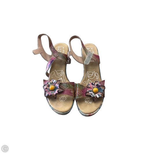 Sandals Flats By Spring Step In Multi-colored, Size: 10
