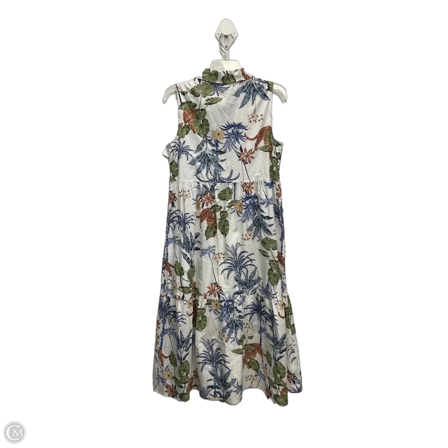 Dress Casual Midi By Rachel Zoe In Tropical Print, Size: S