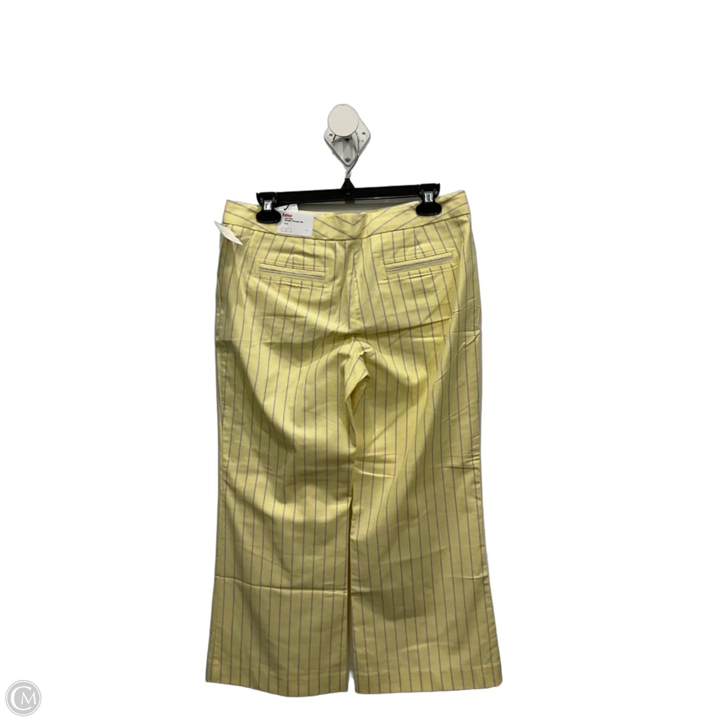 Pants Cropped By Express In Yellow, Size: 8