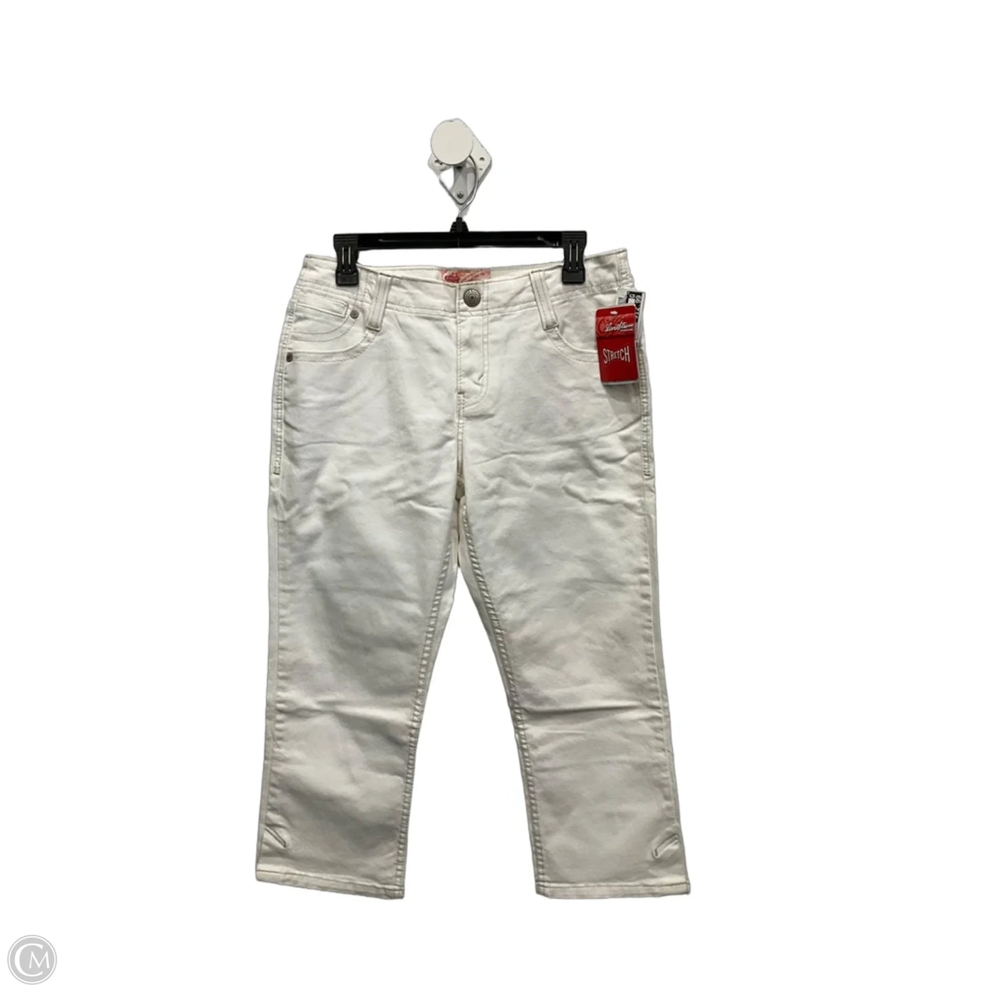 Capris By Levis In White Denim, Size: 8
