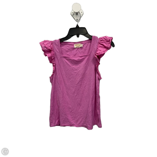 Top Sleeveless By Nation In Pink, Size: S