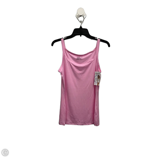 Athletic Tank Top By Jockey In Pink, Size: L