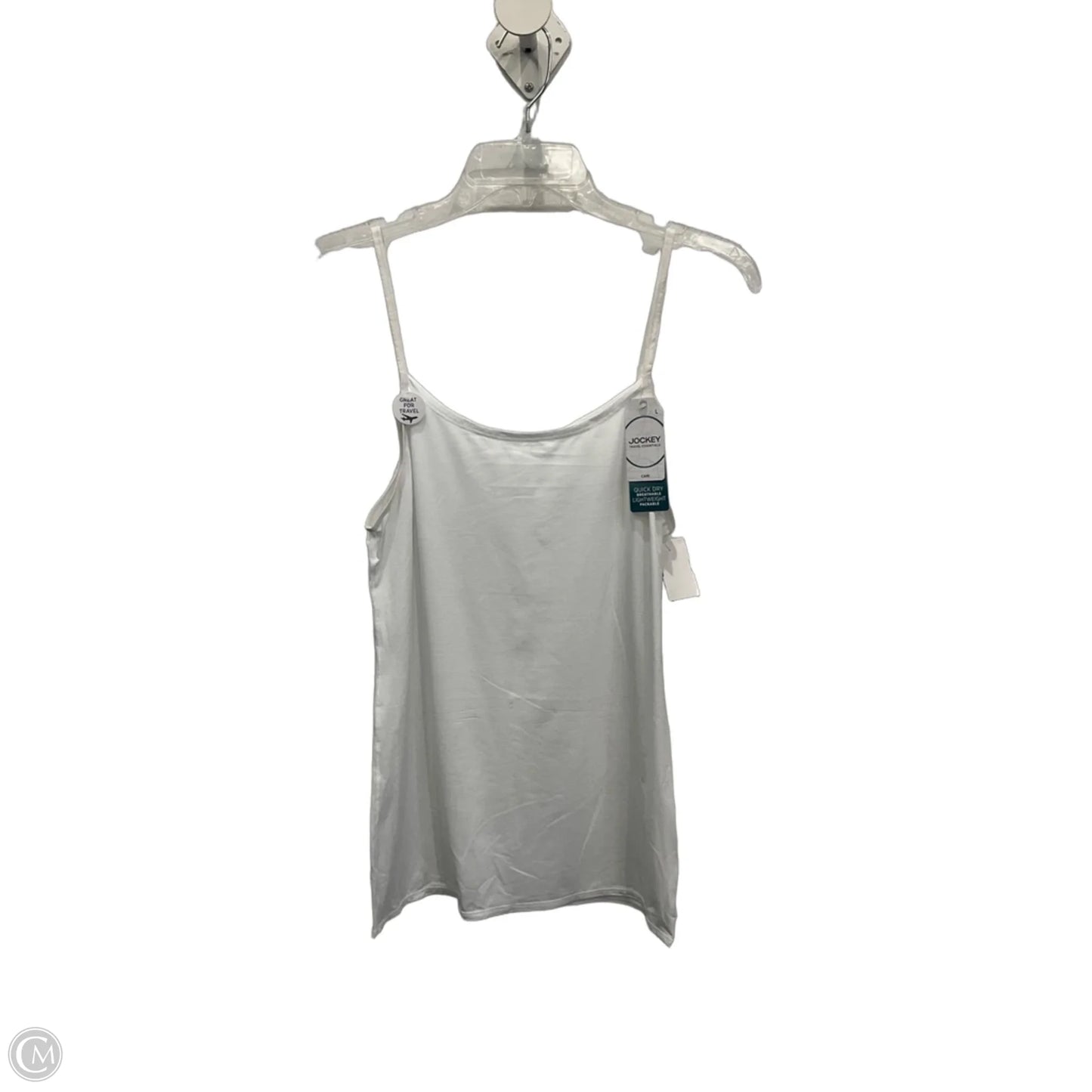 Athletic Tank Top By Jockey In White, Size: L