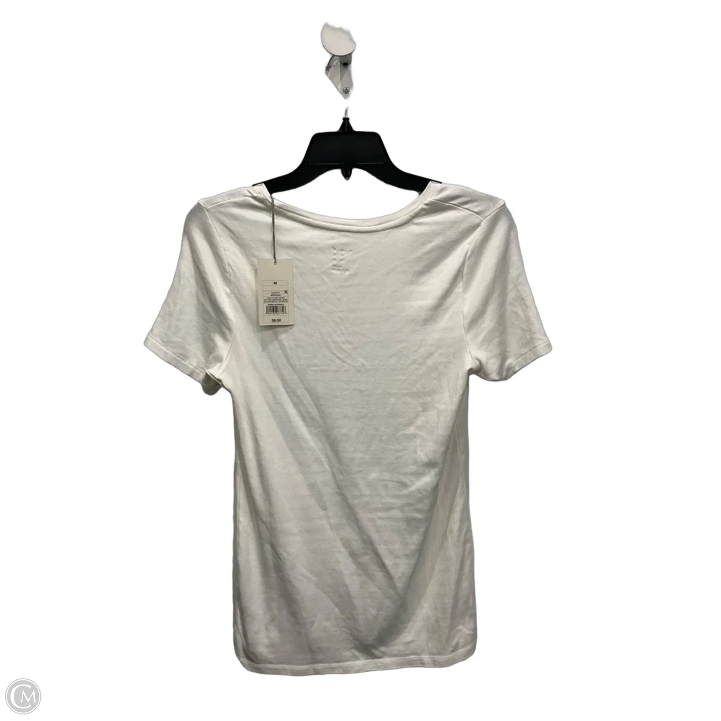 Top Short Sleeve By A New Day In White, Size: M