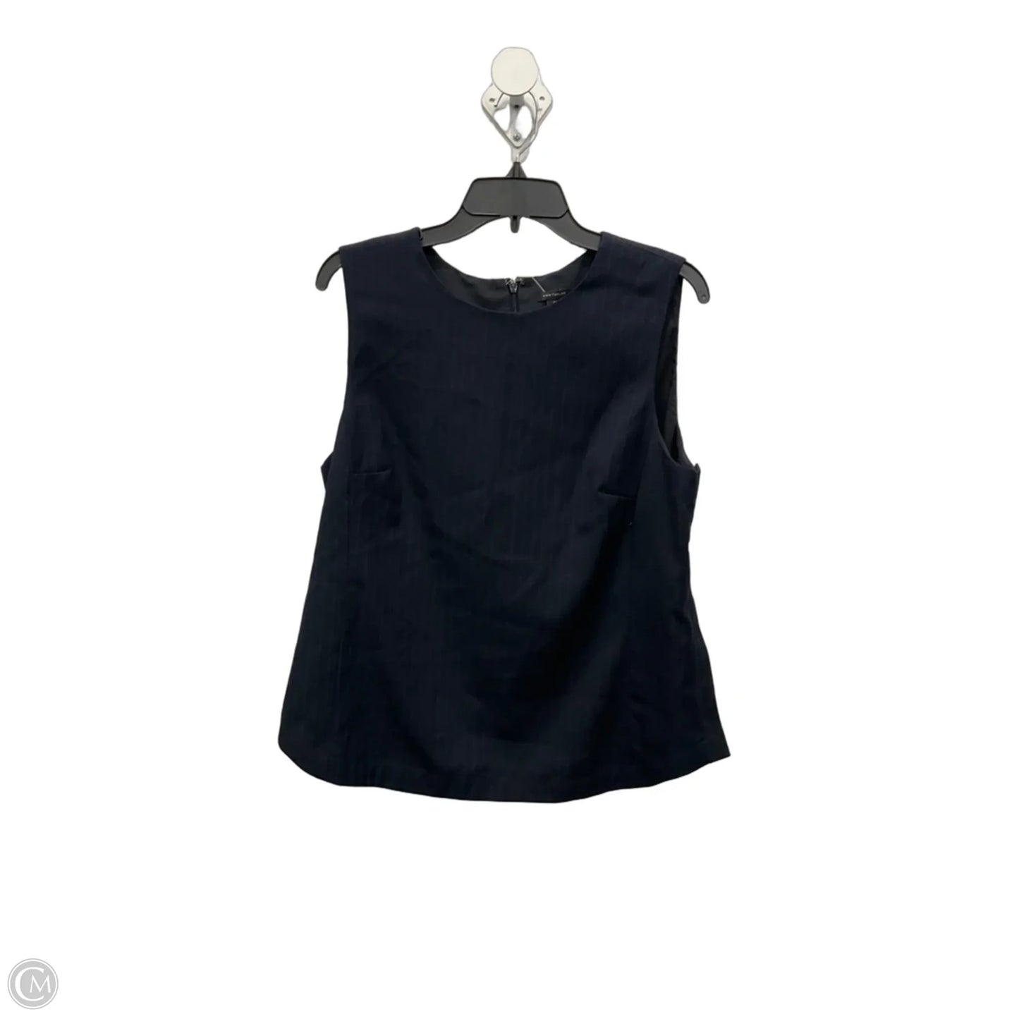 Top Sleeveless By Ann Taylor In Navy, Size: Xl